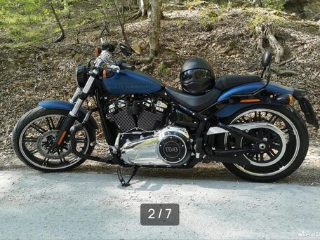 2018 Harley-Davidson Breakout, синий, 2500000 рублей, вид 4