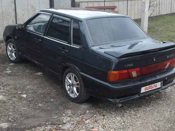 2008 Lada (ВАЗ) 2115, чёрный - вид 2