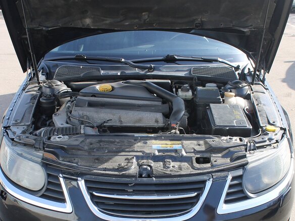 2007 Saab 9-5 I Рестайлинг 2, чёрный - вид 5