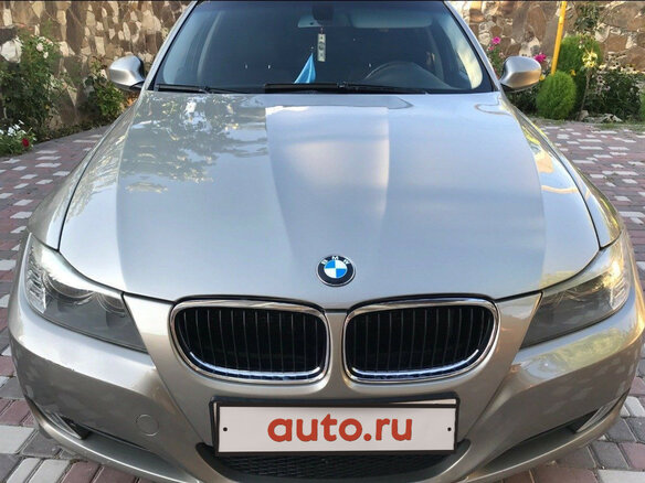 2009 BMW 3 серии 318i V (E90/E91/E92/E93) Рестайлинг, серый - вид 1