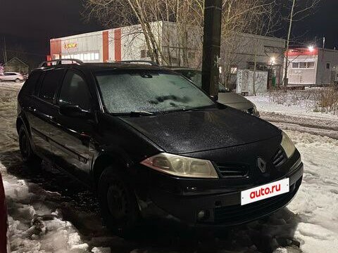 2008 Renault Megane II Рестайлинг, чёрный, 500000 рублей - вид 5