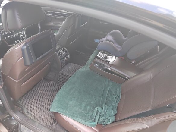 2009 BMW 7 серии 730d V (F01/F02/F04), чёрный - вид 22