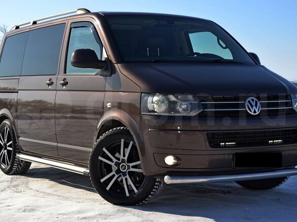 2010 Volkswagen Multivan Long T5 Рестайлинг, коричневый