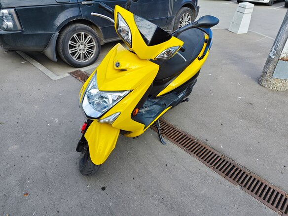 2013 Yamaha CygnusX, жёлтый, 115000 рублей