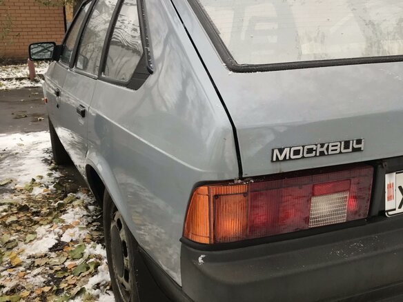 1990 Москвич 2141 21412, голубой - вид 13