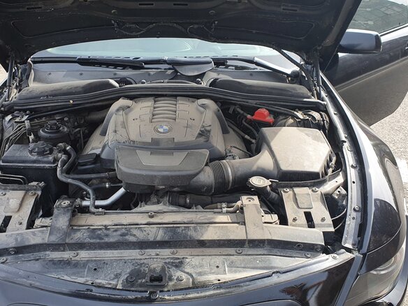 2005 BMW 6 серии 650i II (E63/E64), чёрный - вид 1