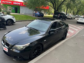 2008 BMW 5 серии 525i V (E60/E61) Рестайлинг, чёрный, 1299999 рублей, вид 1