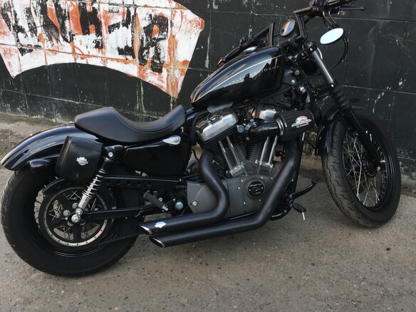 2007 Harley-Davidson Sportster 1200, чёрный - вид 3