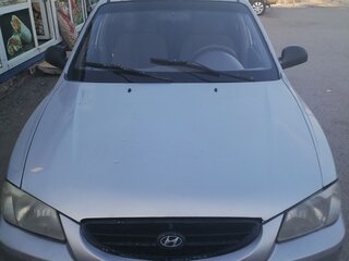 2003 Hyundai Accent ТагАЗ II, серебристый, 300000 рублей, вид 2