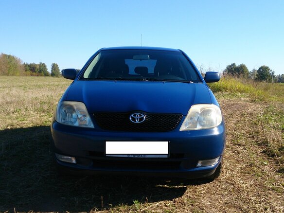 2002 Toyota Corolla IX (E120, E130), синий - вид 1