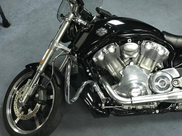 2010 Harley-Davidson V-Rod Muscle, чёрный, 1900000 рублей - вид 10
