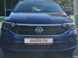 2021 Volkswagen Polo VI, синий, 1417911 рублей, вид 2
