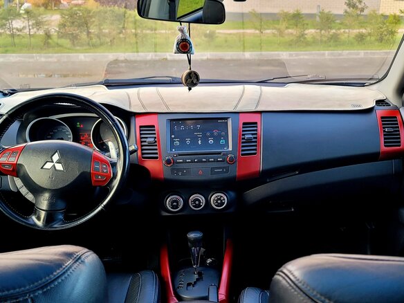 2008 Mitsubishi Outlander II, синий, 1250000 рублей - вид 16