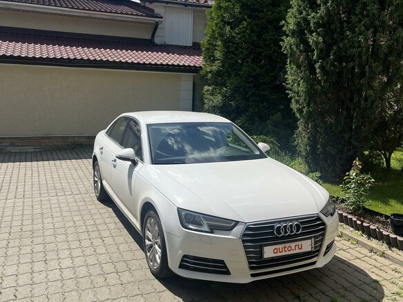 2015 Audi A4 V (B9), белый - вид 1