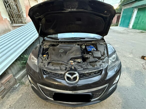 2011 Mazda CX-7 I Рестайлинг, чёрный, 850000 рублей - вид 8