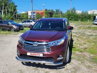 2014 Toyota Highlander III (XU50), пурпурный, 2670000 рублей, вид 2