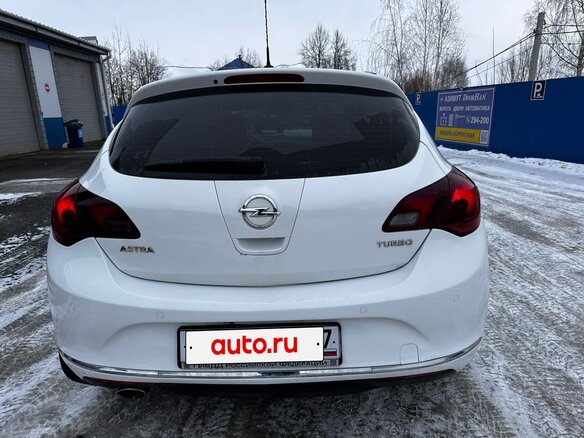 2012 Opel Astra J Рестайлинг, белый, 909999 рублей - вид 6
