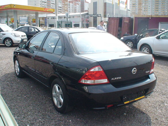 2012 Nissan Almera Classic I, чёрный - вид 5