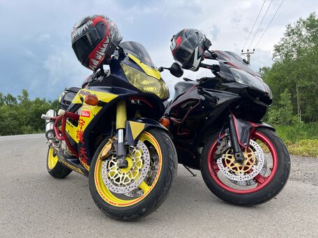 2001 Honda CBR 929RR Fireblade, жёлтый, 550000 рублей, вид 3