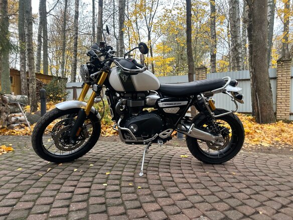 2019 Triumph Scrambler, белый, 1365000 рублей - вид 8