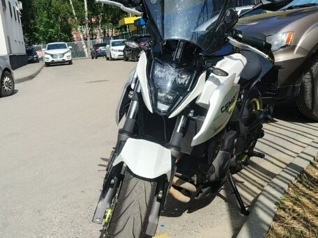 2023 CFMoto 650NK, белый, 455000 рублей, вид 4