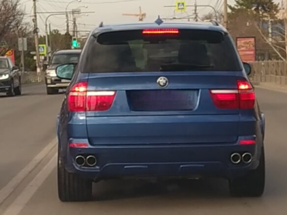 2007 BMW X5 3.0si II (E70), синий, 1700000 рублей - вид 16