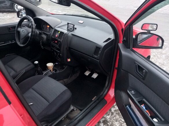 2008 Hyundai Getz I Рестайлинг, красный, 300000 рублей - вид 7