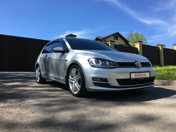 2014 Volkswagen Golf VII, серебристый - вид 5