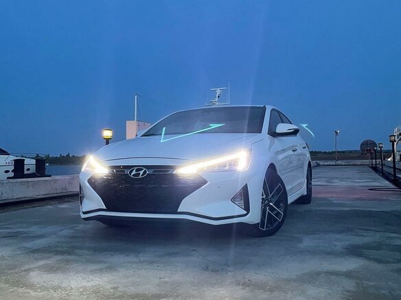 2019 Hyundai Avante N Line VI Рестайлинг, белый, 2350000 рублей - вид 28