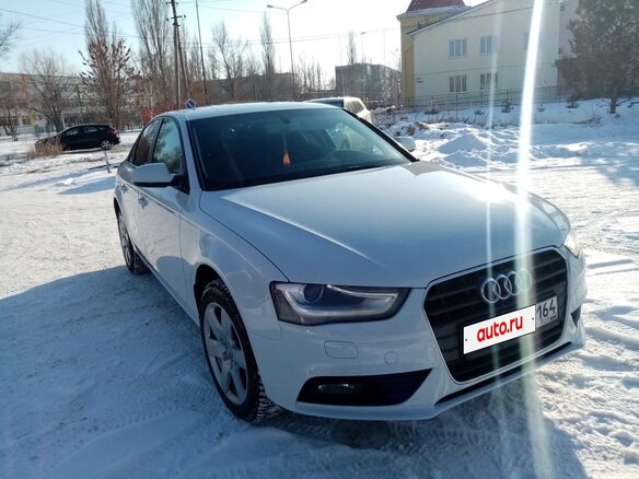 2013 Audi A4 IV (B8) Рестайлинг, белый, 1550000 рублей - вид 2