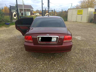 2008 Hyundai Sonata ТагАЗ IV (EF) Рестайлинг, пурпурный, 650000 рублей, вид 2