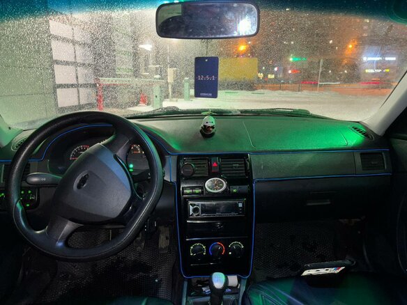 2011 Lada (ВАЗ) Priora I, пурпурный, 370000 рублей - вид 7