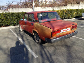 1990 Lada (ВАЗ) 2107, красный, 100000 рублей, вид 3
