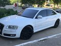 2008 Audi A8 II (D3) Рестайлинг 2, белый - вид 4