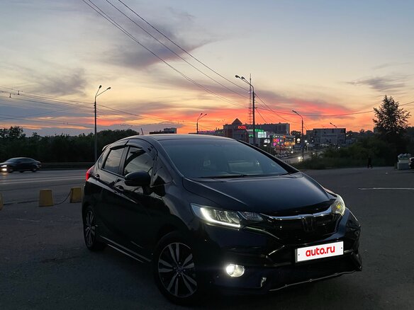 2017 Honda Fit III Рестайлинг, чёрный, 1200000 рублей - вид 1