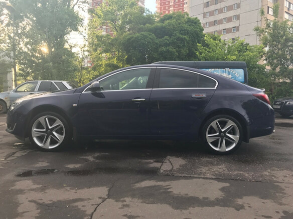 2015 Opel Insignia I Рестайлинг, синий - вид 16