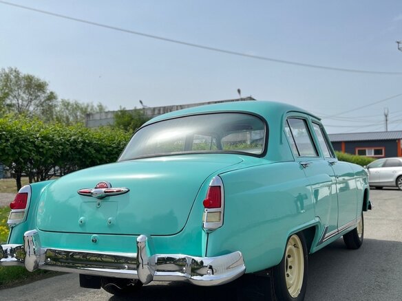 1959 ГАЗ 21 «Волга» 21В, голубой - вид 3