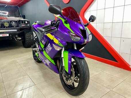 2008 Kawasaki ZX-6 Ninja, фиолетовый, 678000 рублей, вид 5