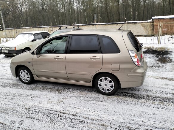 2007 Suzuki Liana I Рестайлинг, бежевый, 550000 рублей - вид 2