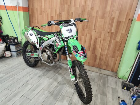 2019 Kawasaki KX 450, зелёный, 499000 рублей, вид 3