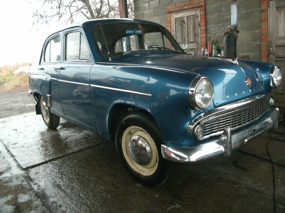 1963 Москвич 403, голубой - вид 3