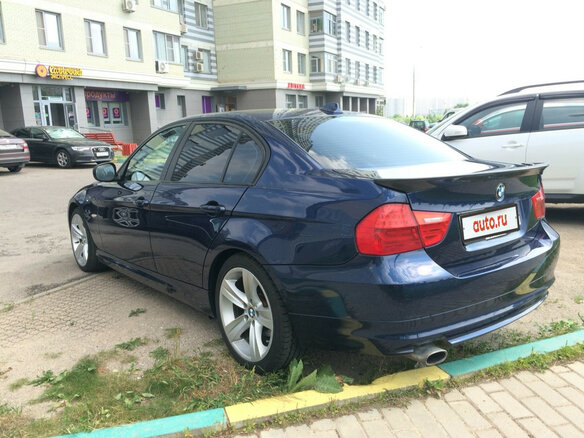 2010 BMW 3 серии 320i V (E90/E91/E92/E93) Рестайлинг, синий - вид 6