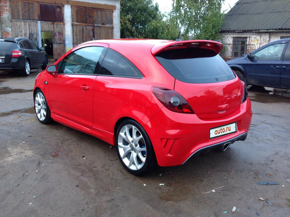 2008 Opel Corsa OPC D, красный - вид 4