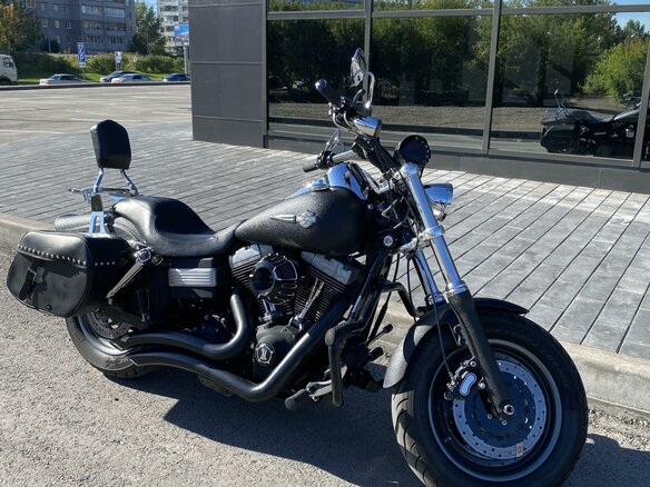 2008 Harley-Davidson Fat Bob, чёрный, 790000 рублей