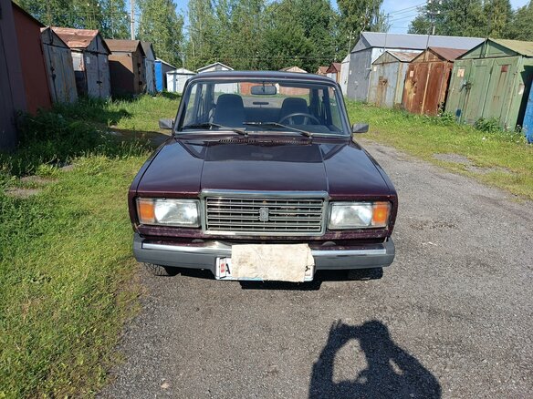2010 Lada (ВАЗ) 2107, пурпурный, 200000 рублей - вид 1