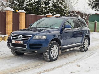 2005 Volkswagen Touareg I, синий, 1600000 рублей, вид 2