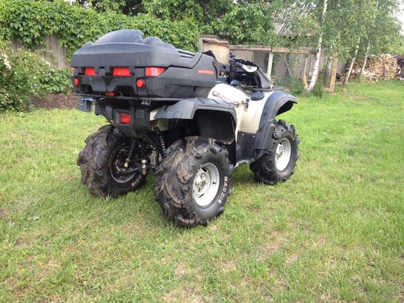 2012 Yamaha Grizzly 700, серебристый - вид 2