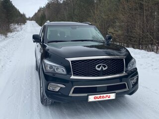 2017 Infiniti QX80 I Рестайлинг, чёрный, 3849000 рублей, вид 2