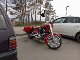 2011 Harley-Davidson CVO, красный, 1320000 рублей, вид 4