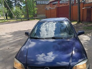 2003 Opel Astra G, синий, 255000 рублей, вид 1